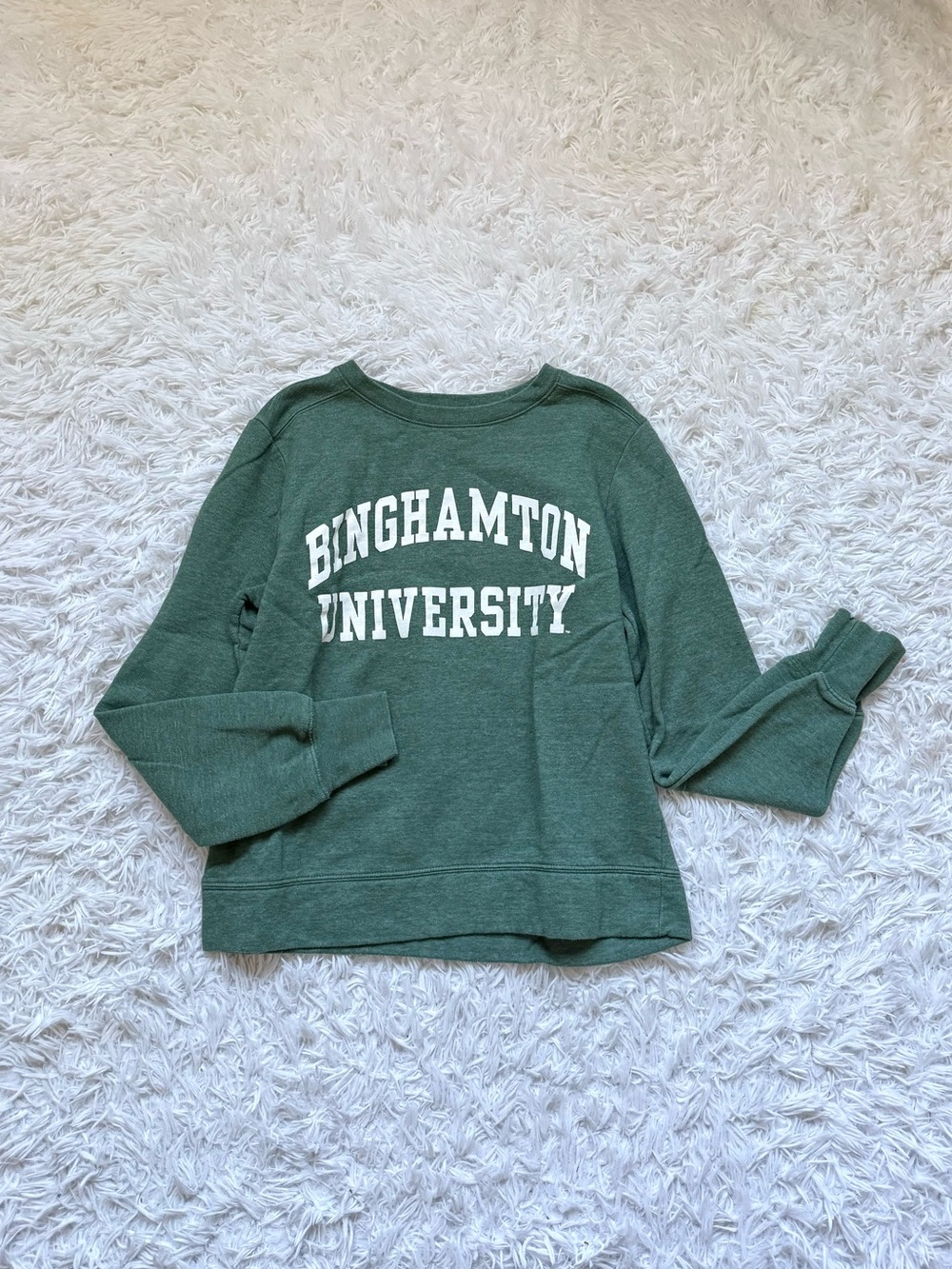 Binghamton University Women’s Green Crewneck Sweatshirt